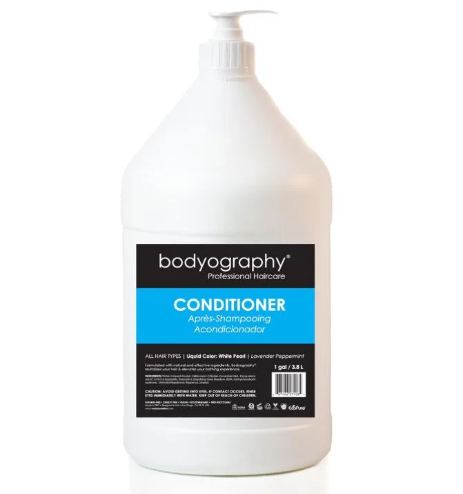 Bodyography Conditioner Lavender Peppermint for All Hair Types 1 gal Bodyography Conditioner Lavender Peppermint for All Hair Types 1 gal - MPN BOD23632 - Wholesale Salon Supply