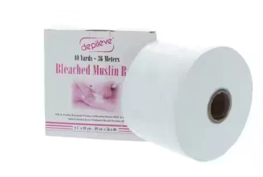 Depileve Bleached Muslin Roll 3.5 x 40 yds - Professional Barber & Salon Supplies