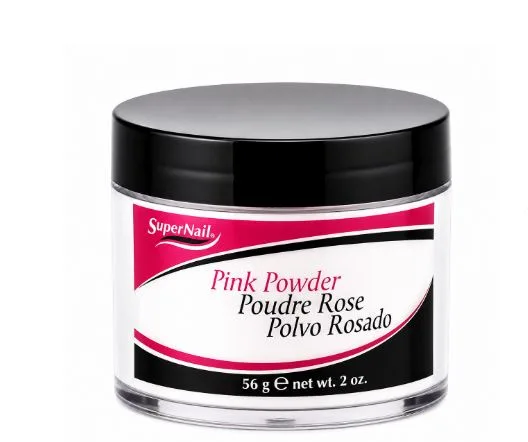 SuperNail Acrylic Powder Pink 2oz - Professional Barber & Salon Supplies
